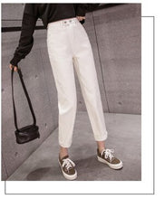 Load image into Gallery viewer, High Waist Boyfriend Jean