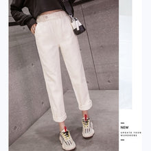 Load image into Gallery viewer, High Waist  Boyfriend Ripped Jean