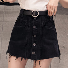Load image into Gallery viewer, Cowboy Denim Skirt