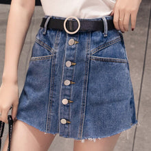 Load image into Gallery viewer, Cowboy Denim Skirt