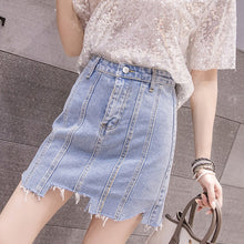 Load image into Gallery viewer, High Waist A-line Mini Skirt