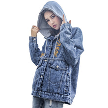 Load image into Gallery viewer, Vintage  Windbreaker Denim Jacket